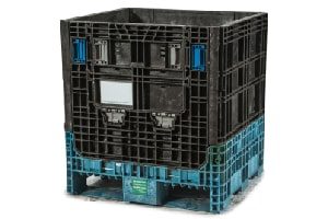 Used Plastic Container-30x32x30