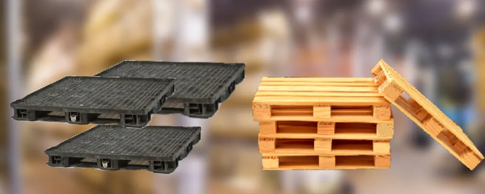 plastic pallets vs wood pallets